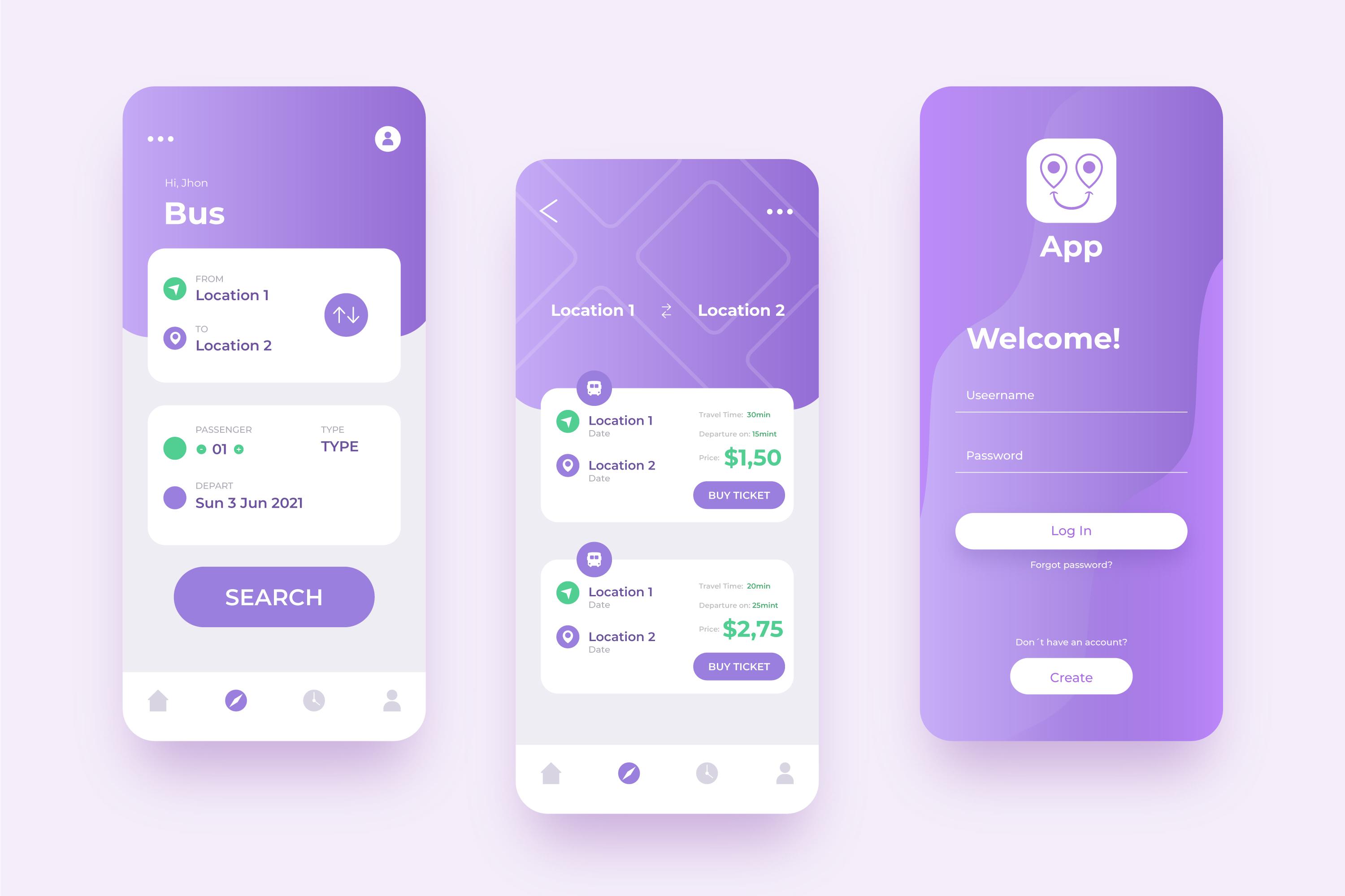 تطبيق لحجز تذاكر الحافلات